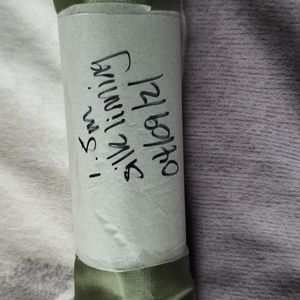 1.5m green silk lining